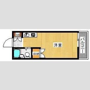 ワンルーム 間取り図