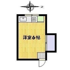 ワンルーム 間取り図