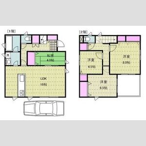 4LDK 間取り図