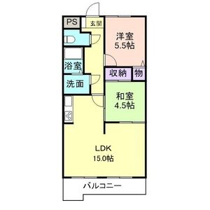 3DK 間取り図