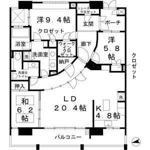 3LDK 間取り図