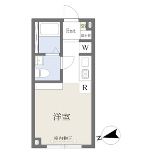 ワンルーム 間取り図