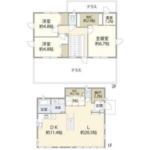 3LDK 間取り図