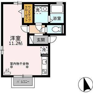 ワンルーム 間取り図