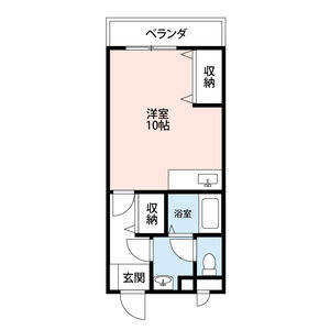 ワンルーム 間取り図