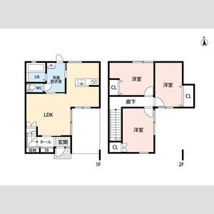 3LDK 間取り図