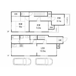 3LDK 間取り図