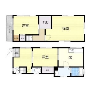 4DK 間取り図