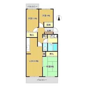 3LDK 間取り図
