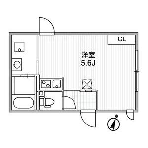 ワンルーム 間取り図