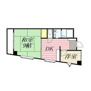 2DK 間取り図