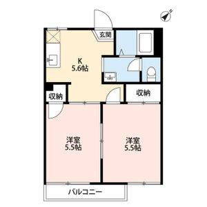2K 間取り図