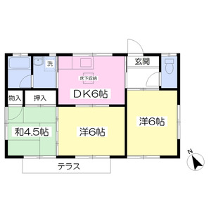 3DK 間取り図
