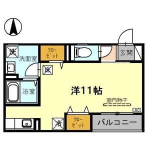 ワンルーム 間取り図