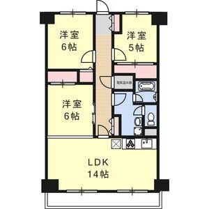 3LDK 間取り図