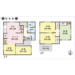 5LDK 間取り図