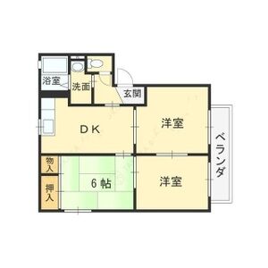 3DK 間取り図