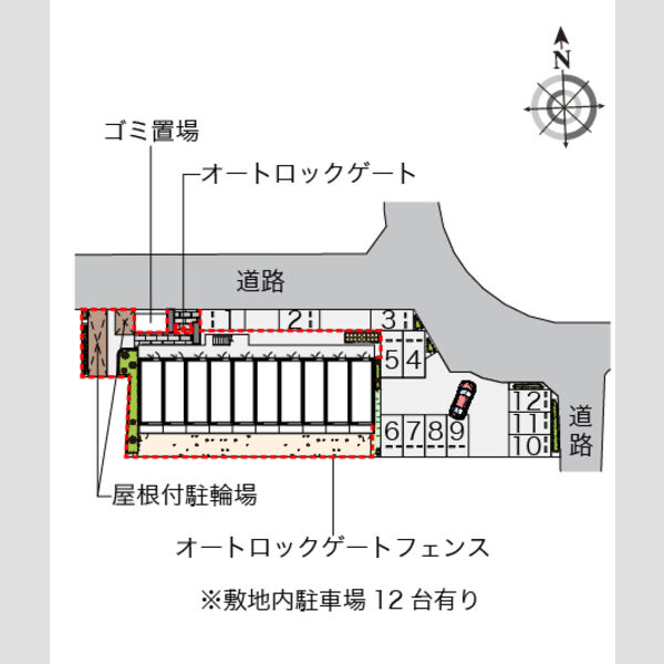 レオパレスTN参番館 室内写真1