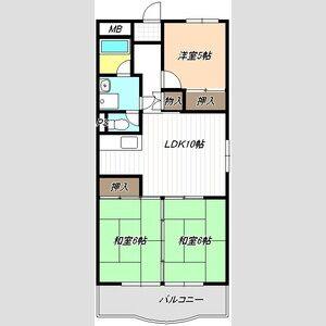 3LDK 間取り図