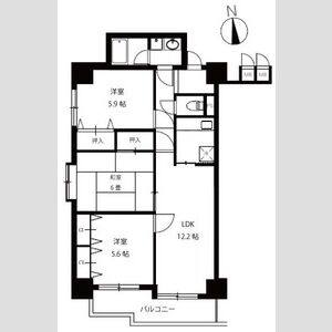 3LDK 間取り図