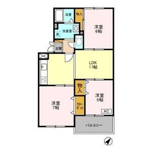 3LDK 間取り図