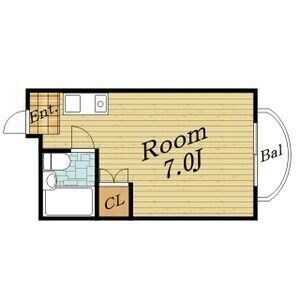 ワンルーム 間取り図