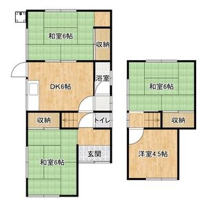 4DK 間取り図