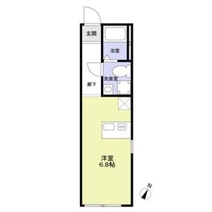 ワンルーム 間取り図