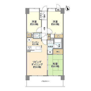 3LDK 間取り図