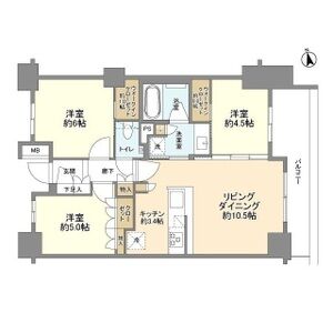 3LDK 間取り図