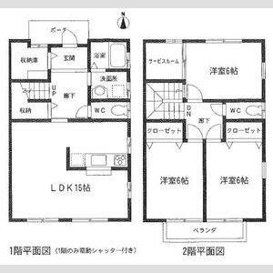3LDK 間取り図