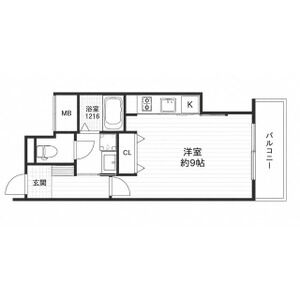 ワンルーム 間取り図