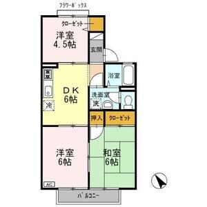 3DK 間取り図
