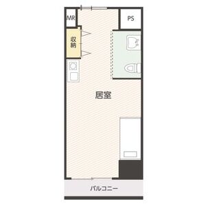 ワンルーム 間取り図