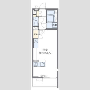 ワンルーム 間取り図