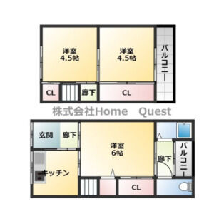 3K 間取り図
