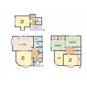 6LDK 間取り図