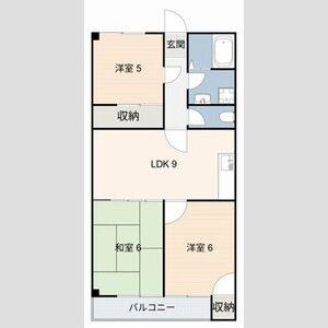 3LDK 間取り図