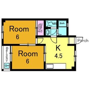 2K 間取り図