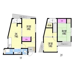 3DK 間取り図
