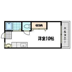 ワンルーム 間取り図