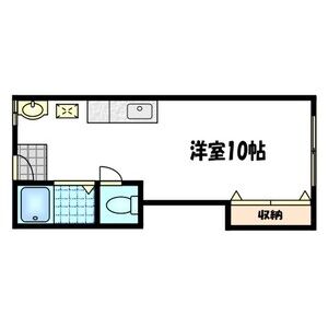 ワンルーム 間取り図