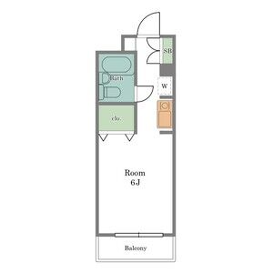 ワンルーム 間取り図
