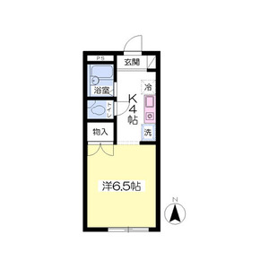 ワンルーム 間取り図