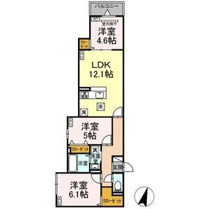 3LDK 間取り図