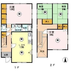4LDK 間取り図