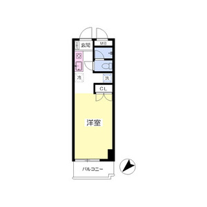 ワンルーム 間取り図