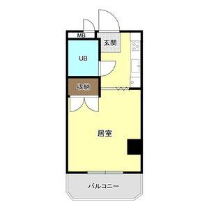 ワンルーム 間取り図