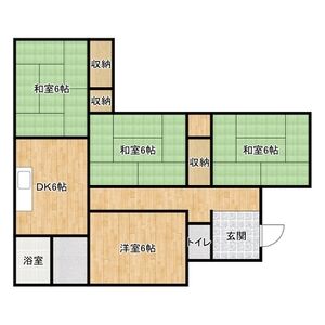4DK 間取り図