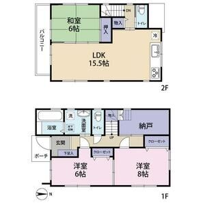 3LDK 間取り図